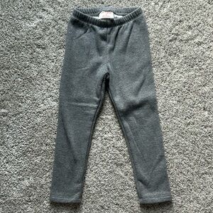 Gray fleece pants